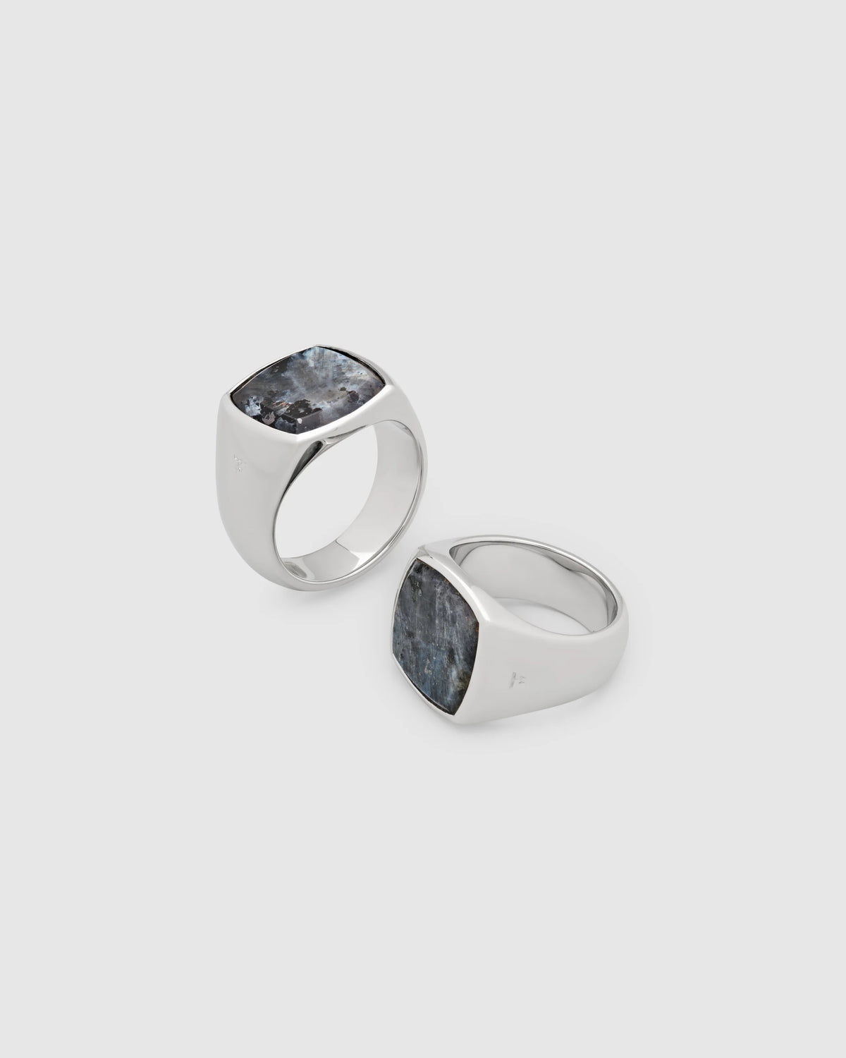 Cushion Ring Larvikite