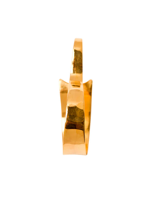 Lily Concha Hoop - Gold Plated-[-Vibe Harsløf-1
