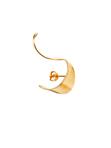 Lily Concha Earring - Right - Gold-[-Vibe Harsløf-1