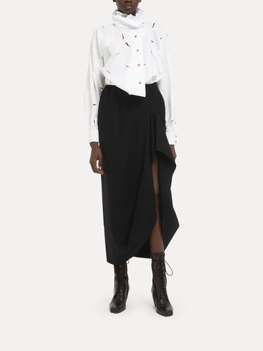Halston Blouse - White-[-Vivienne Westwood-2
