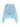 Jules Jumper in Aqua by Vivienne Westwood, front view of relaxed-fit aqua blue crew neck jumper with all-over tonal floral jacquard knit motif, voluminous long sleeves and ribbed cuffs and hem, Spring/Summer 2026