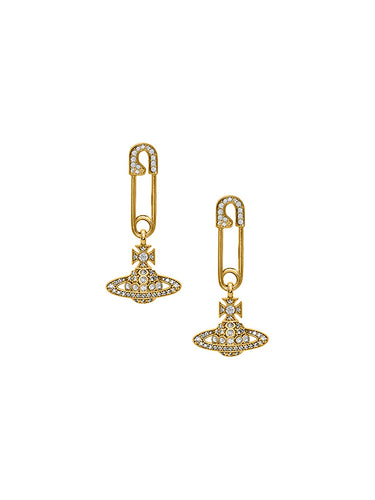 Vivienne Westwood - Lucrece earrings in gold and white - 1