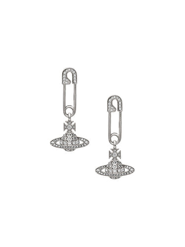 Vivienne Westwood - Lucrece earrings in platinum - 1