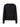 Pamela Jumper in Black by Vivienne Westwood, back view of relaxed-fit black cotton jumper with draped cowl neck, long sleeves and ribbed cuffs and hem, Spring/Summer 2026