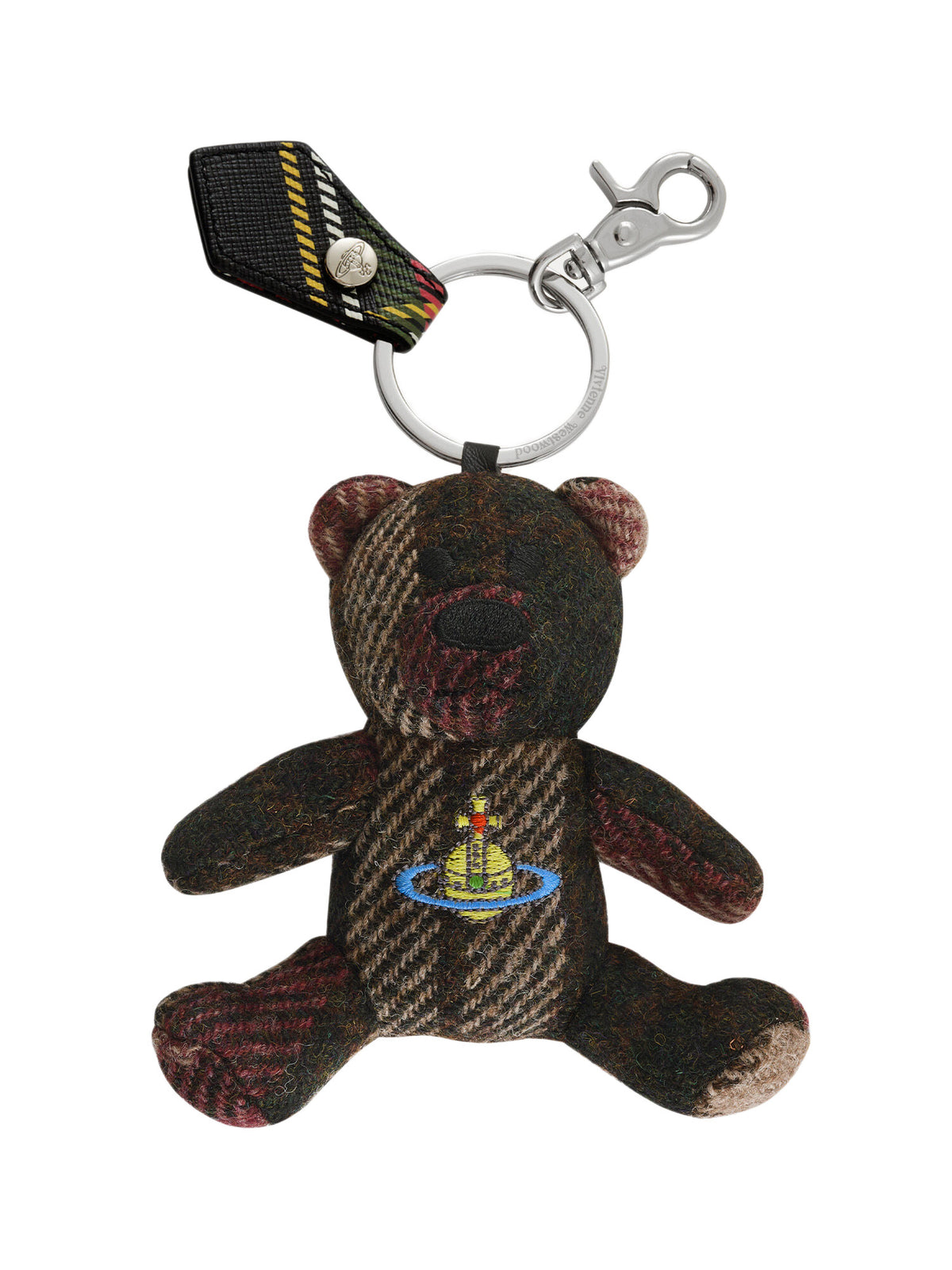 Vivienne Westwood │ Teddy Bear Bag Charm in Light Check