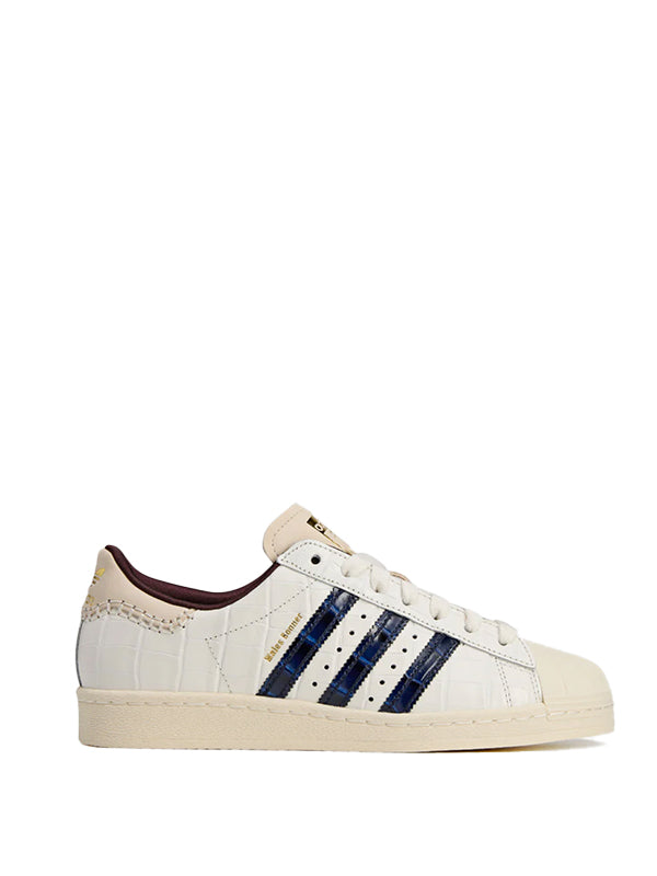Adidas Originals x Wales Bonner WB Superstar in White/Navy Adidas Originals x Wales Bonner WB Superstar in White/Navy