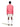 Model wearing the Wales Bonner x Adidas Track Top in Craft Pink pink track jacket with open back panel and burgundy three-stripe detail, back view – Wales Bonner x Adidas SS26