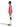 Model wearing the Wales Bonner x Adidas Track Top in Craft Pink pink track jacket with ribbed cuffs and zip side pockets, side view – Wales Bonner x Adidas SS26