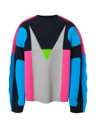 Hyper Art Knit in Multi (Glow In The Dark) from Walter Van Beirendonck