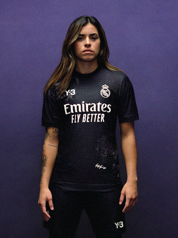 Y-3 Real Madrid Matchwear - Real 4 Jersey Shirt in Black