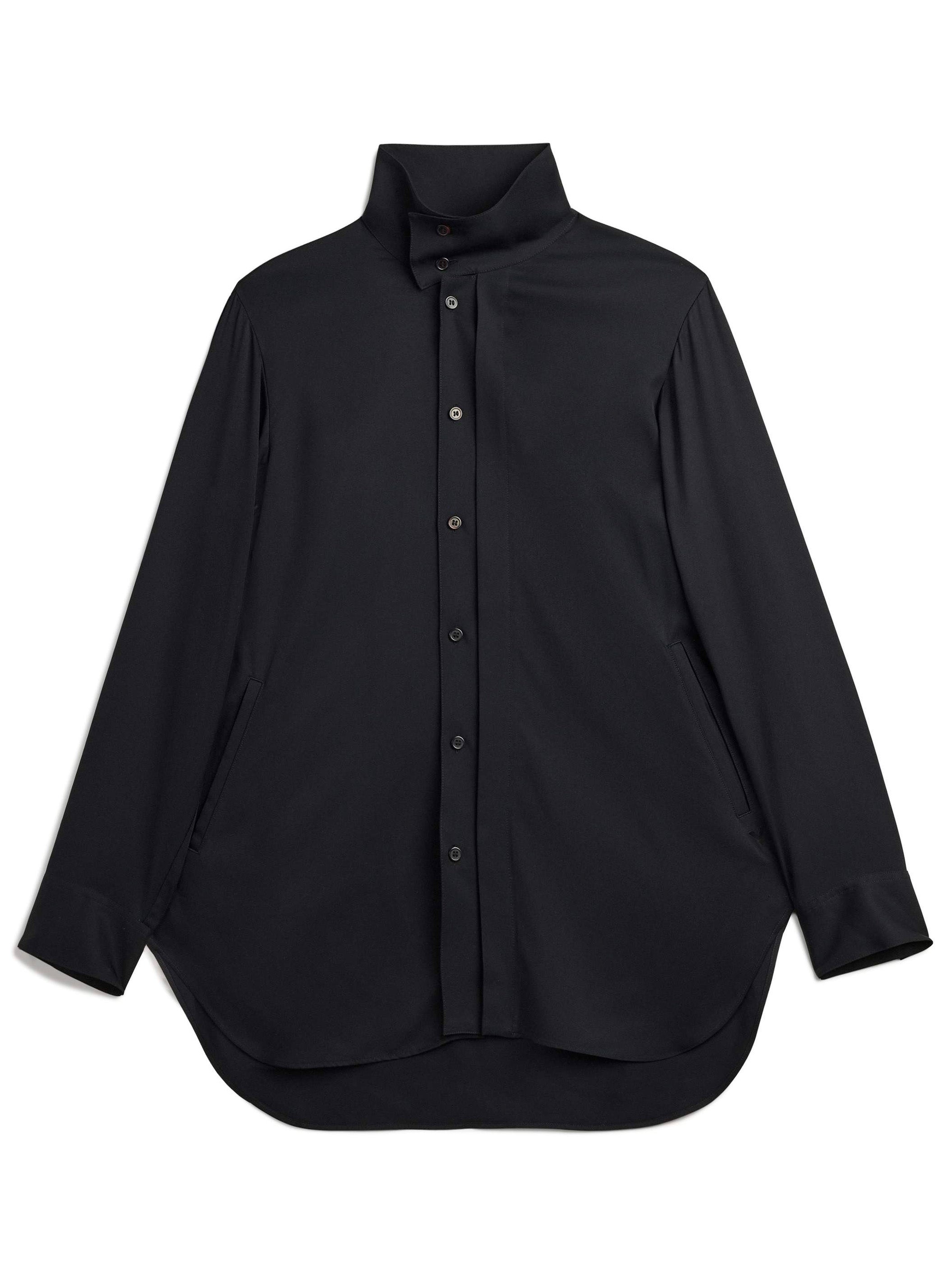 Black shirt from Y-3 on a white background