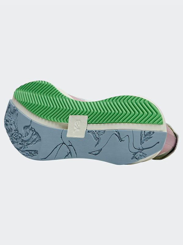 Y-3 - S-GENDO RUN Sneakers in Off White/Pink/Talc