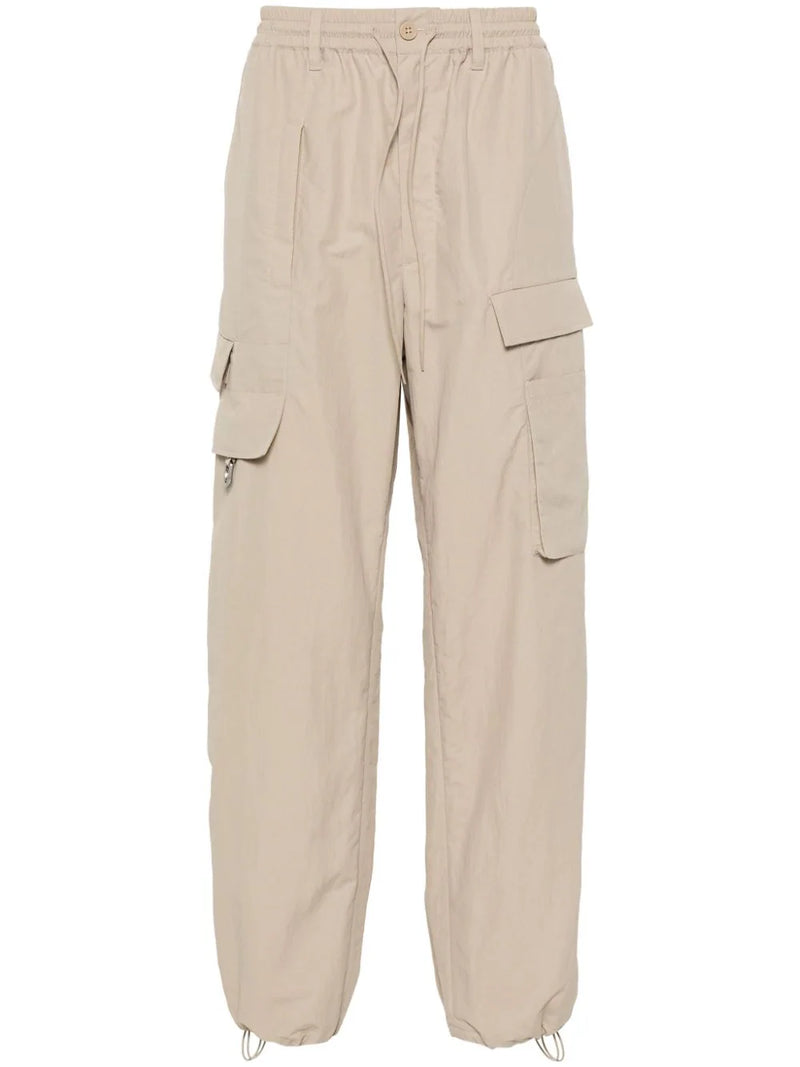 Y-3 │ Crinkle Nylon Pants in Clay Brown