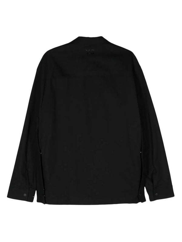 Y-3 Yohji Yamamoto - Long Sleeve 4-Pocket Shirt in Black