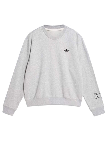 adidas Originals Wales Bonner - long sleeve crew neck t-shirt in grey - 1