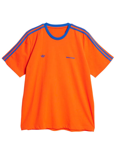 adidas Original Wales Bonner - short sleeve in bold orange and team royal blue - 1