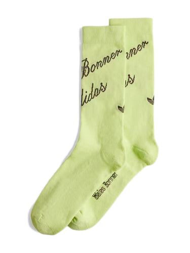WB Short Socks - Semi Frozen Yellow-[-Adidas x Wales Bonner-1