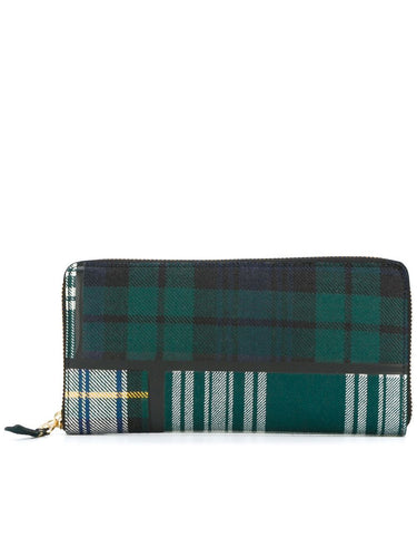 Comme des Garcons Wallets - SA0110TP wallet in tartan green - 1