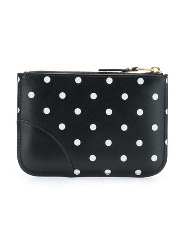 Comme des Garçons Wallet - SA8100PD Wallet in Printed Polka Dots Black
