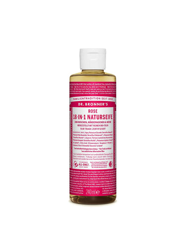 240ml Pure Castile Soap Rose-[-Dr. Bronner's-1
