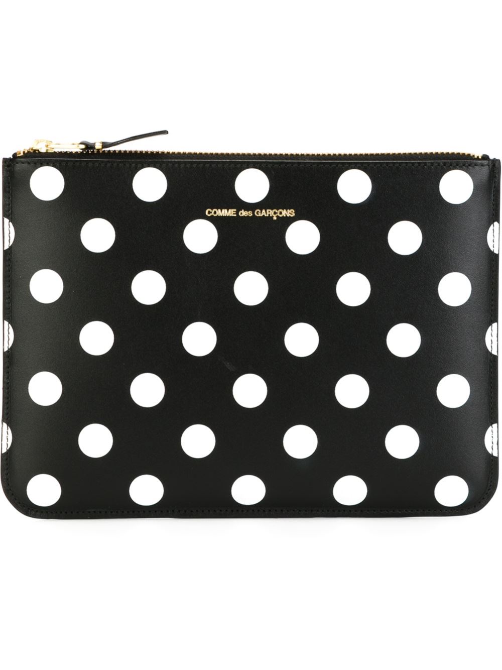 Comme des Garçons │ SA5100PD Wallet in Printed Polka Dot Black