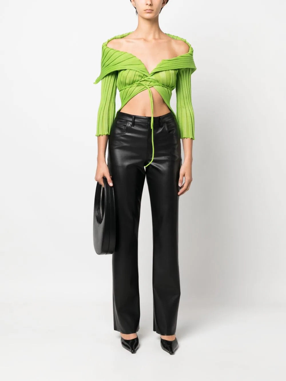 Ara Wide Collar Cardigan - Apple Green-[-A. Roege Hove-2