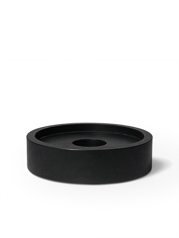 Blackout Candle and Candle Plate-[-Concrete & Wax-6
