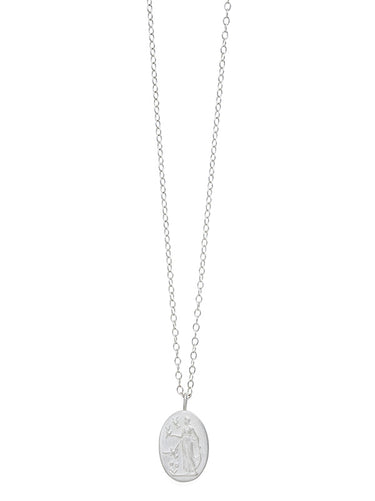 Afrodite Chain Necklace - Silver-[-Edith Hegedüs-1