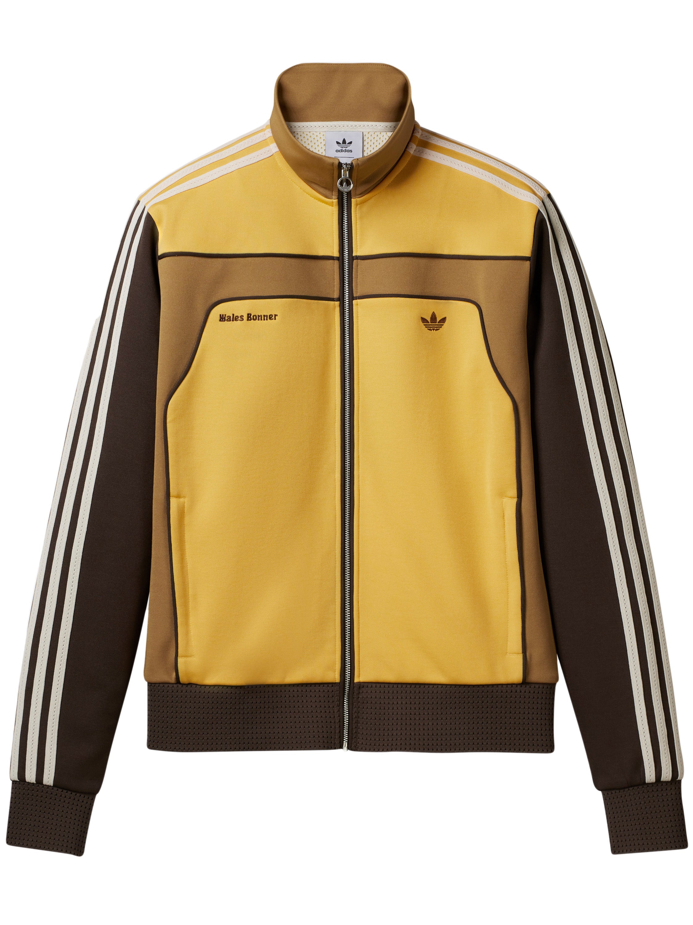 80s Track Top - Yellow/Brown