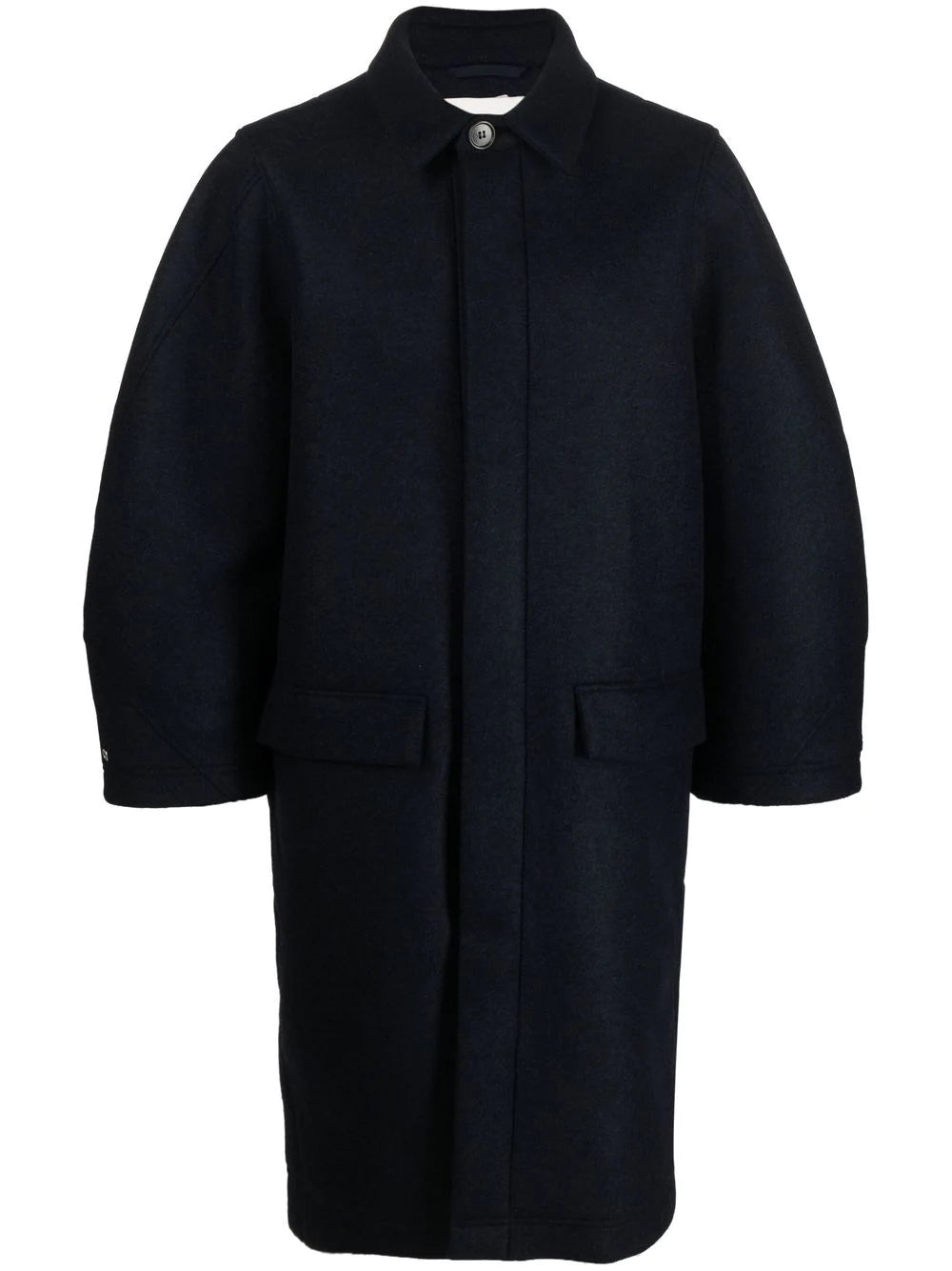 Henrik Vibskov | New Cast Coat in Navy | Henrik Vibskov Boutique