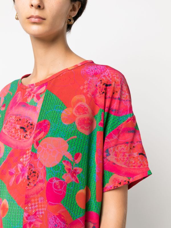 Henrik Vibskov Smooth silk blouse in Pink Green Kitchen Table - 5