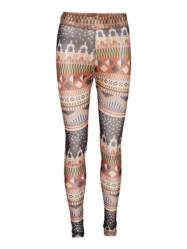 Mesh Leggings - Brown Sand Yellow-[-Henrik Vibskov-1