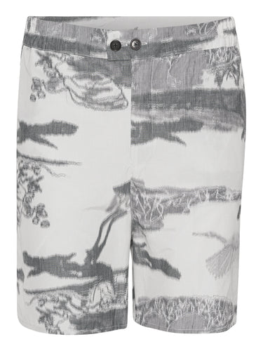 Spyjama Shorts - Black White Ikat-[-Henrik Vibskov-1
