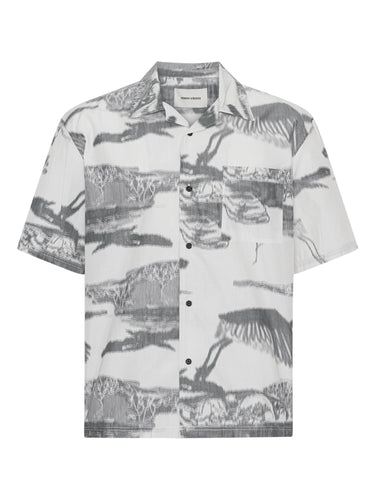 The Artist Shirt - Black White Ikat-[-Henrik Vibskov-1