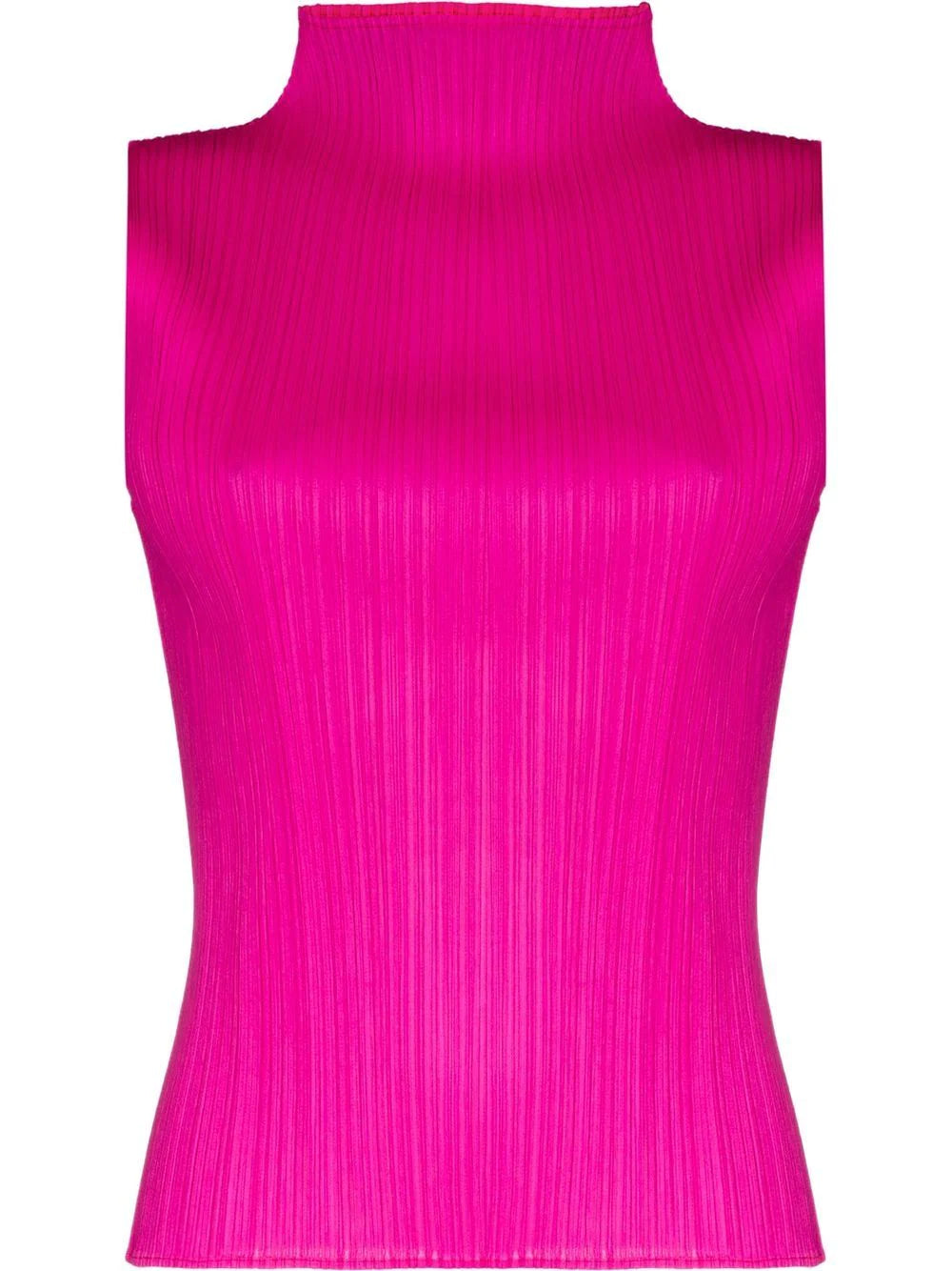 Pleats Please Issey Miyake Pink Mist July Turtleneck