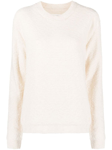 Maison Margiela crewneck knit in off white - 1