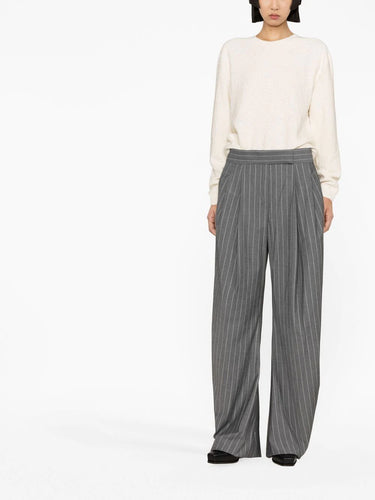 Maison Margiela crewneck knit in off white - 2