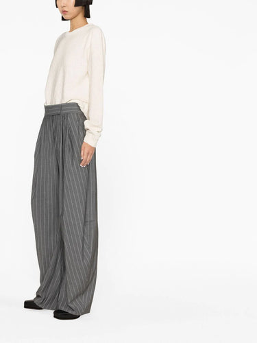 Maison Margiela crewneck knit in off white - 3