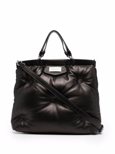 Glam Slam Shopping Bag - Black-[-Maison Margiela-1