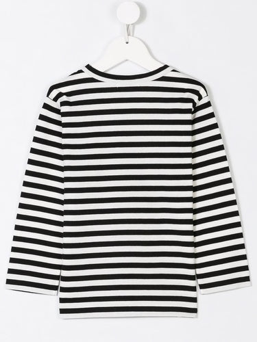 Kids Striped Play Tee - Black-[-Comme des Garçons Play KIDS-2