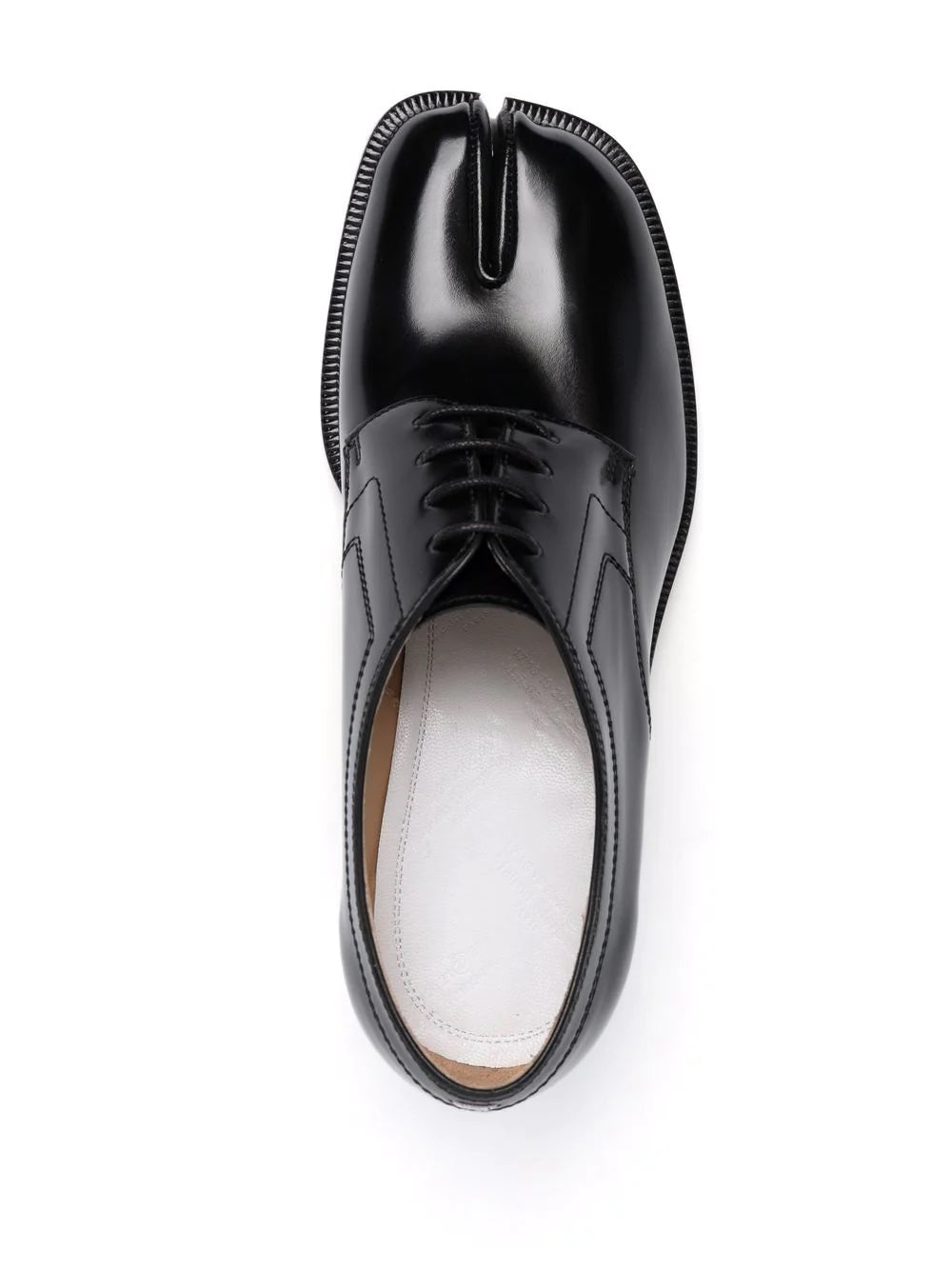 Derby Heel Tabi Shoes - Black