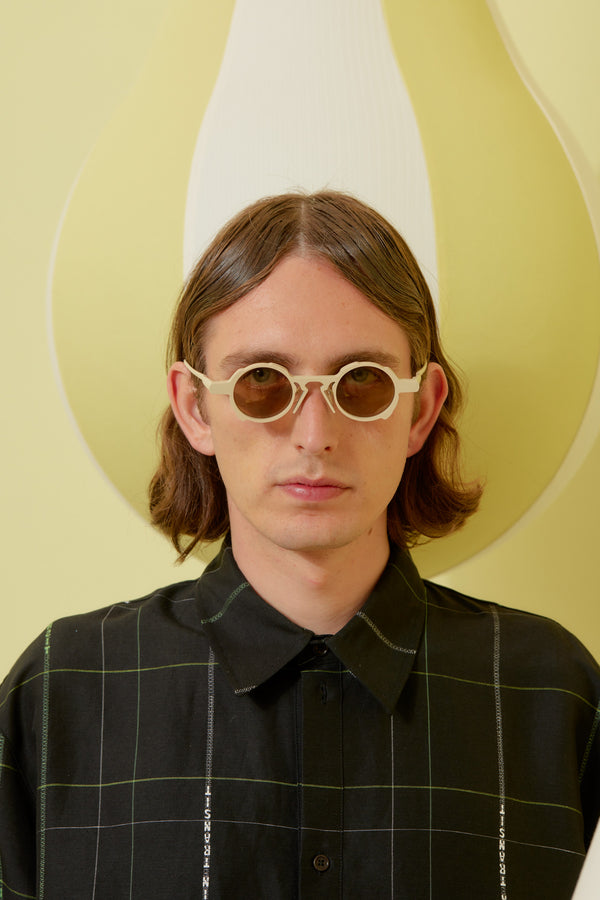 Henrik Vibskov │ Bronson Sunglasses in Eggshell