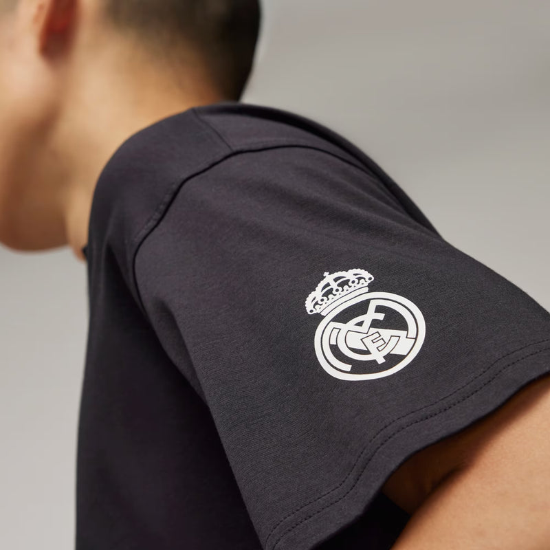 Real Madrid Short Sleeve Polo - Black
