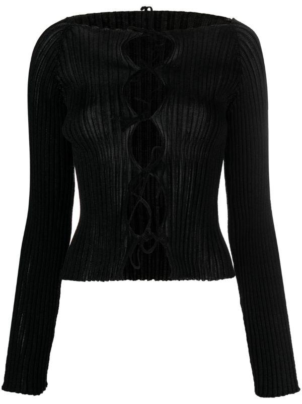 A. Roege Hove Emma Sting Cardigan in Black