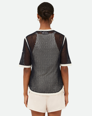 WB Knit Tee - Night Navy-[-Adidas x Wales Bonner-3