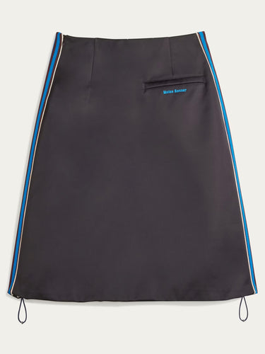 Womens Satin Skirt in Black from Adidas Originals x Wales Bonner