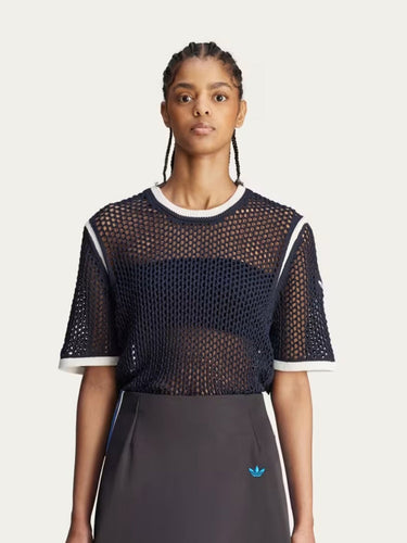 Womens Satin Skirt in Black from Adidas Originals x Wales Bonner