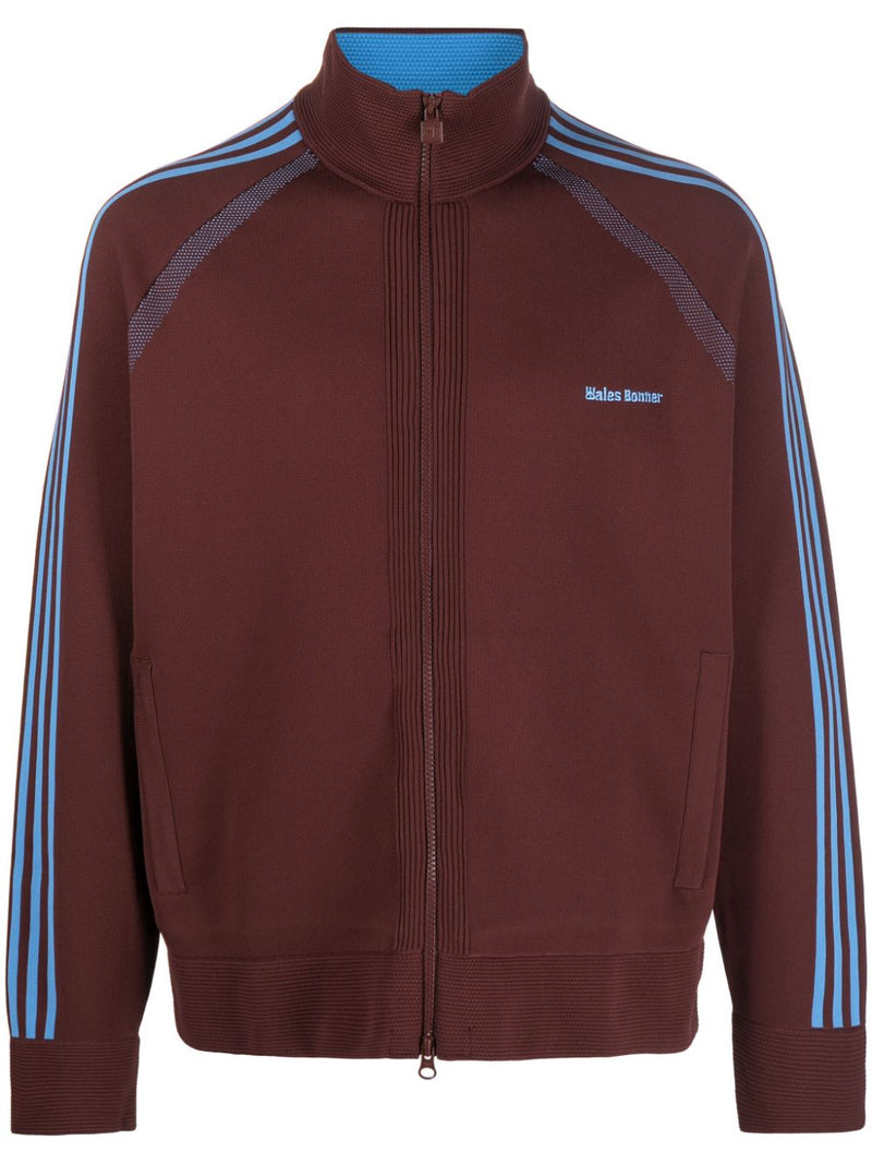 Adidas x Wales Bonner | WB Knit Track Top in Myster Brown