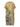 Big Shirt in Print B by Anntian, front view of oversized maxi-length organic silk dress with large-scale photographic botanical print of wild grasses, lavender and meadow herbs on warm sandy ground, crew neck and short sleeves, Spring/Summer 2026