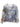 Anntian Chiffon Silksweater in Print R, a loose-fit semi see-through sweater in a multicolour floral print with blue tones, round neck, and long sleeves, shown flat from the front on a white background